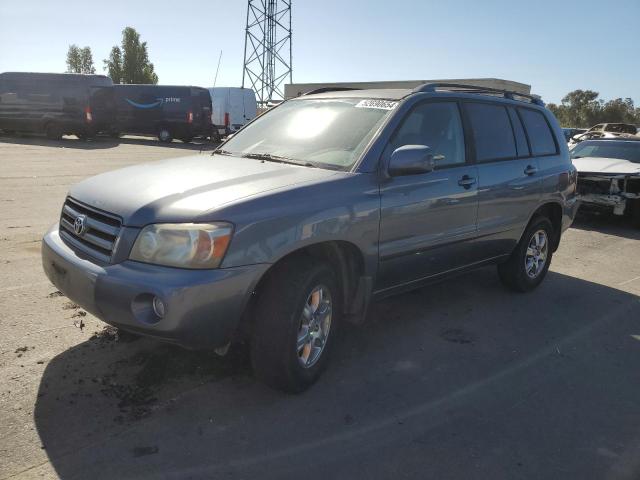 JTEEP21A840058430 - 2004 TOYOTA HIGHLANDER BLUE photo 1