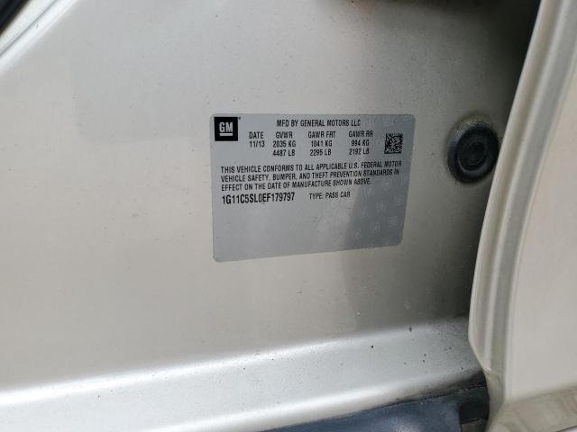 1G11C5SL0EF179797 - 2014 CHEVROLET MALIBU 1LT 金色 照片 12