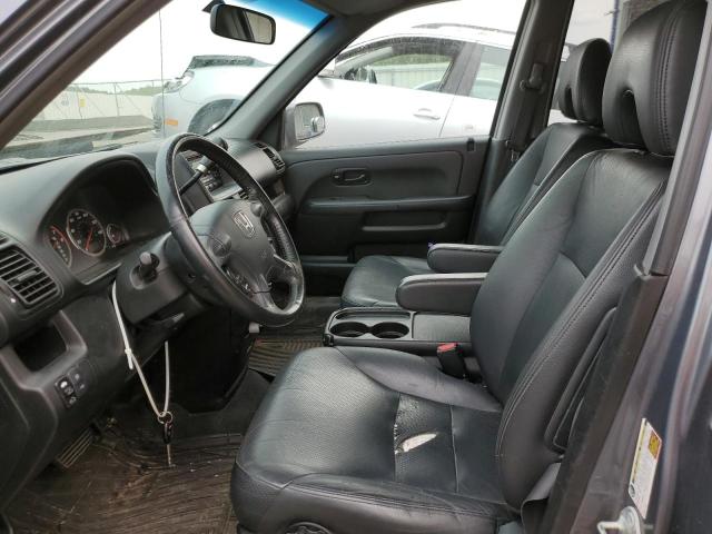 JHLRD78975C037594 - 2005 HONDA CR-V SE GRAY photo 7