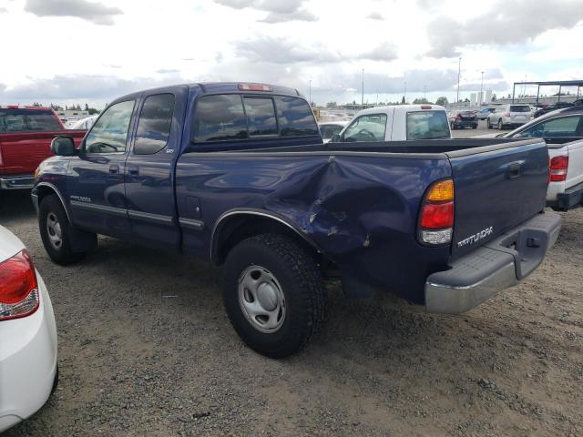 5TBRN34102S223337 - 2002 TOYOTA TUNDRA ACCESS CAB SR5 BLUE photo 2