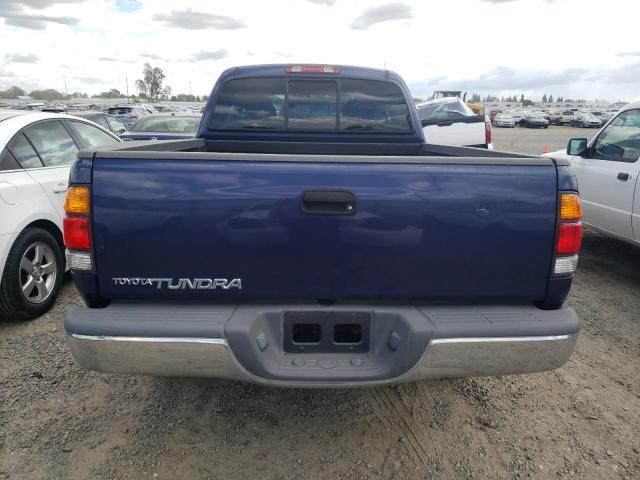 5TBRN34102S223337 - 2002 TOYOTA TUNDRA ACCESS CAB SR5 BLUE photo 6
