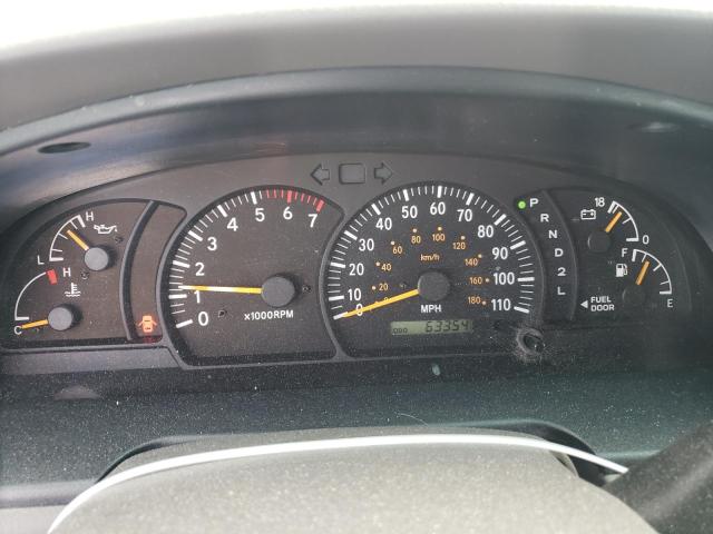 5TBRN34102S223337 - 2002 TOYOTA TUNDRA ACCESS CAB SR5 BLUE photo 9