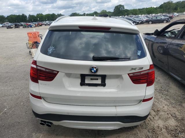 5UXWZ7C55G0R31795 - 2016 BMW X3 SDRIVE28I WHITE photo 6