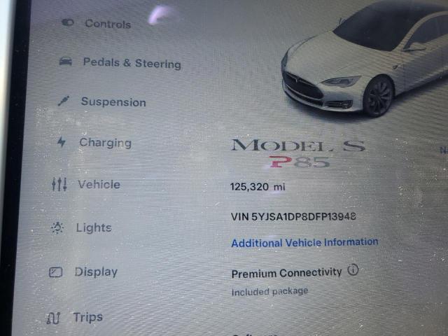 5YJSA1DP8DFP13948 - 2013 TESLA MODEL S Ağ foto 9