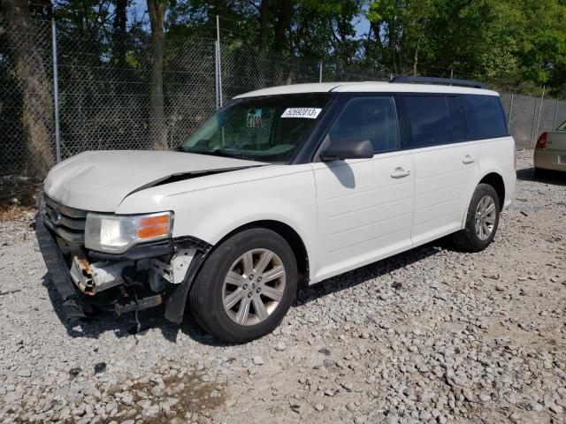 2FMGK5BC1ABA14515 - 2010 FORD FLEX SE WHITE photo 1