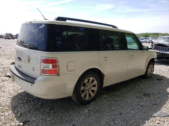 2FMGK5BC1ABA14515 - 2010 FORD FLEX SE WHITE photo 3