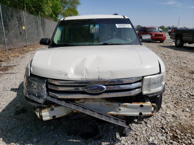 2FMGK5BC1ABA14515 - 2010 FORD FLEX SE WHITE photo 5