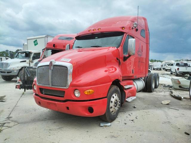 1XKTDU8X17J191057 - 2007 KENWORTH CONSTRUCTI T2000 RED photo 2