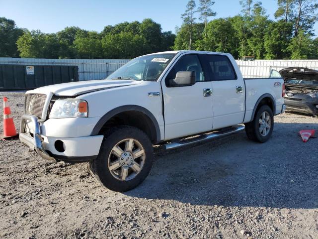 1FTPW14V26FB77373 - 2006 FORD F150 SUPERCREW WHITE photo 1