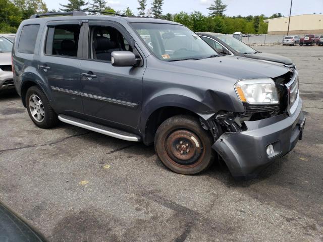 5FNYF4H97BB103867 - 2011 HONDA PILOT TOURING GRAY photo 4