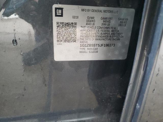 1G1ZB5ST5JF186373 - 2018 CHEVROLET MALIBU LS Boz foto 12
