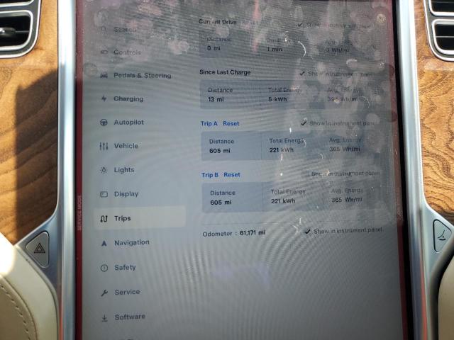 5YJSA1E40GF169986 - 2016 TESLA MODEL S Gümüş foto 9
