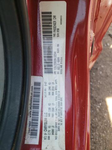 1C3LC55R28N132544 - 2008 CHRYSLER SEBRING TOURING RED photo 13