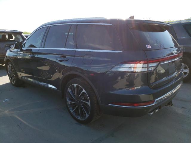 5LM5J7XC8NGL02266 - 2022 LINCOLN AVIATOR RESERVE BLUE photo 2