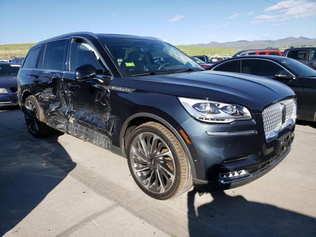 5LM5J7XC8NGL02266 - 2022 LINCOLN AVIATOR RESERVE BLUE photo 4
