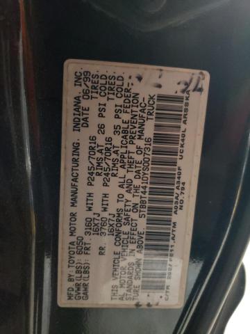 5TBBT4410YS007316 - 2000 TOYOTA TUNDRA ACCESS CAB 黑色 照片 12