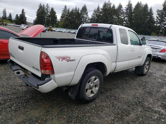 5TEUU42N08Z538456 - 2008 TOYOTA TACOMA ACCESS CAB WHITE photo 3