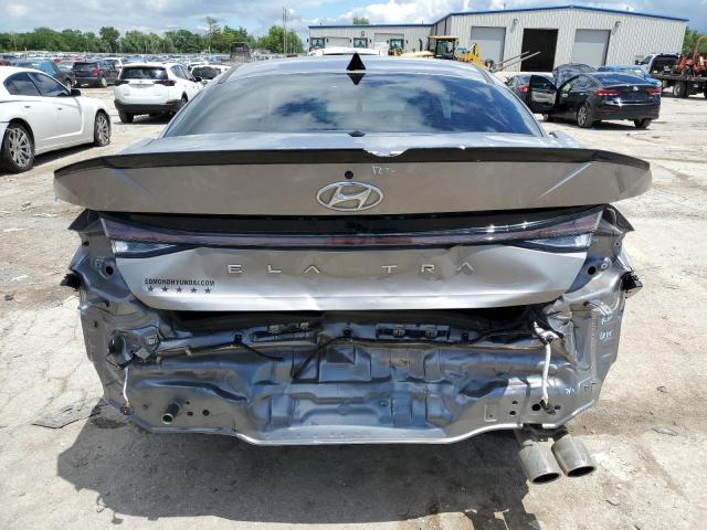 KMHLR4AF2NU267164 - 2022 HYUNDAI ELANTRA N LINE GRAY photo 6