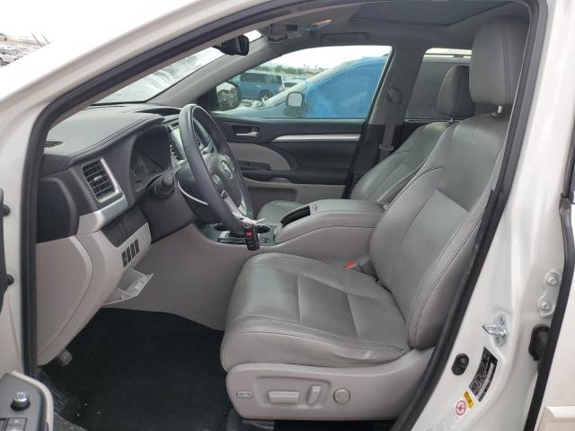 5TDKKRFH9GS151205 - 2016 TOYOTA HIGHLANDER XLE WHITE photo 7