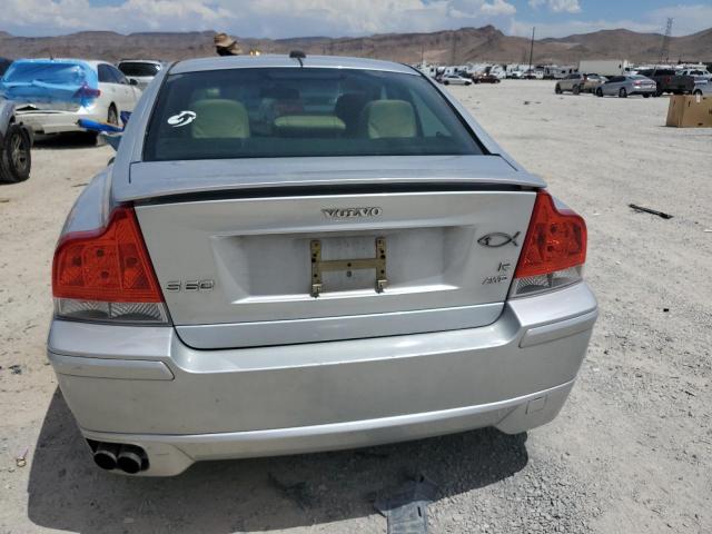 YV1RH527052464368 - 2005 VOLVO S60 R SILVER photo 6