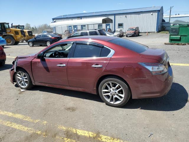 1N4AA5AP7CC833250 - 2012 NISSAN MAXIMA S MAROON photo 2