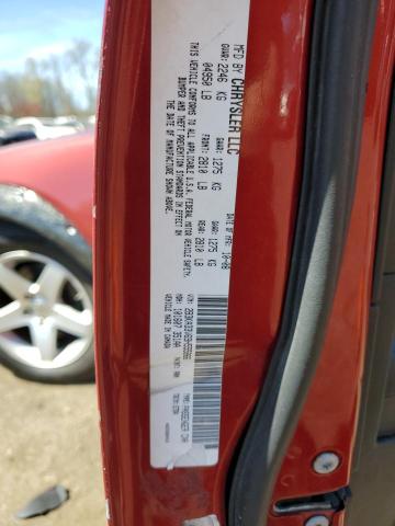 2B3KA33V69H555866 - 2009 DODGE CHARGER SXT RED photo 12