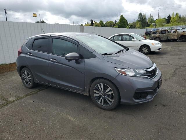 3HGGK5H86KM746549 - 2019 HONDA FIT EX GRAY photo 4