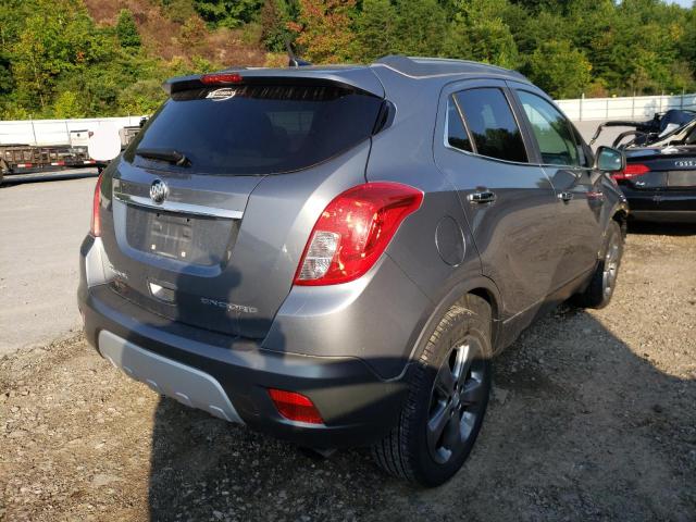 KL4CJASB9DB097864 - 2013 BUICK ENCORE GRAY photo 4