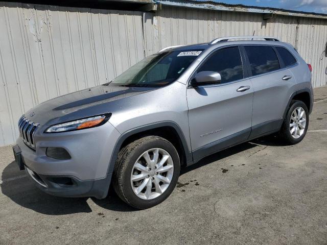 1C4PJLDB7HW525929 - 2017 JEEP CHEROKEE LIMITED SILVER photo 1