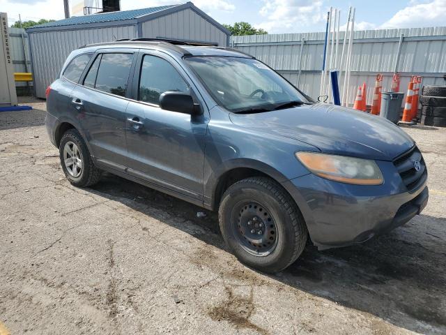 5NMSG13D29H271454 - 2009 HYUNDAI SANTA FE GLS BLUE photo 4