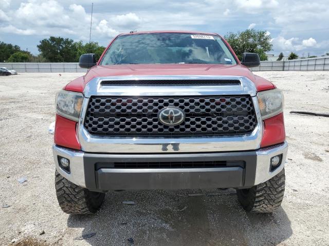 5TFDY5F14JX755958 - 2018 TOYOTA TUNDRA CREWMAX SR5 RED photo 5