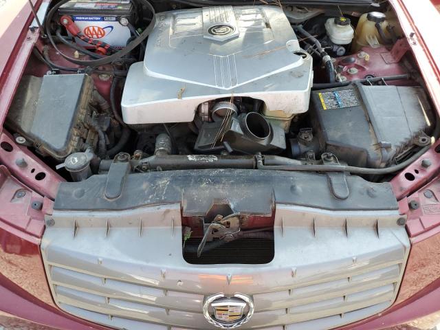 1G6DP567450104189 - 2005 CADILLAC CTS HI FEATURE V6 MAROON photo 11