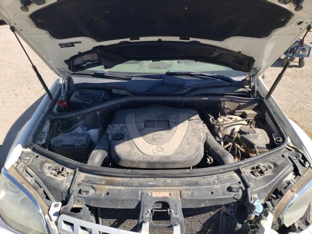 4JGBB8GB0AA603076 - 2010 MERCEDES-BENZ ML 350 4MATIC WHITE photo 12