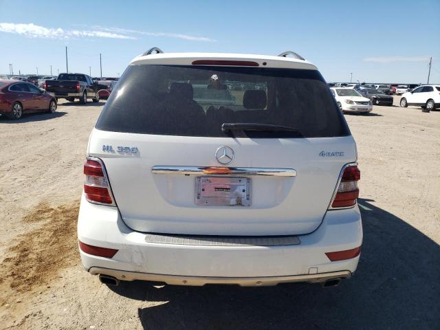 4JGBB8GB0AA603076 - 2010 MERCEDES-BENZ ML 350 4MATIC WHITE photo 6