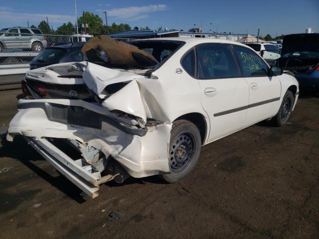 2G1WF55K149382074 - 2004 CHEVROLET IMPALA WHITE photo 4