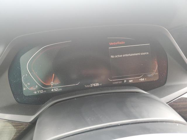 5UXCR6C54KLL27188 - 2019 BMW X5 XDRIVE40I WHITE photo 9