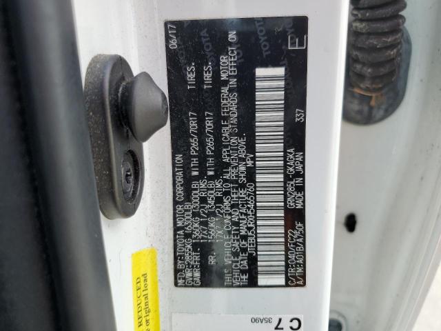 JTEBU5JRXH5465760 - 2017 TOYOTA 4RUNNER SR5/SR5 PREMIUM 白色 照片 13