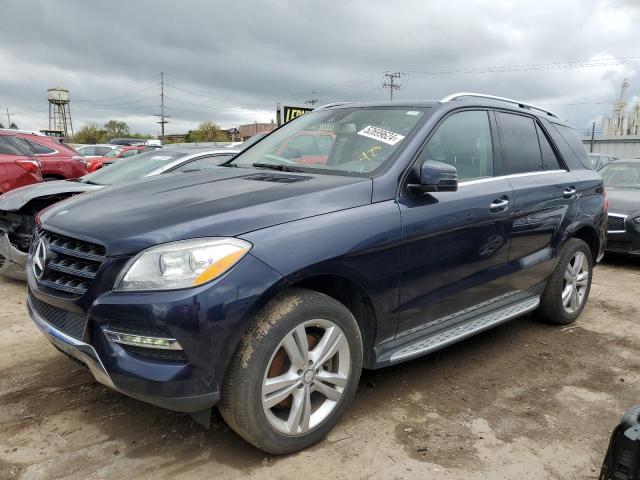 4JGDA5HB8EA415520 - 2014 MERCEDES-BENZ ML 350 4MATIC BLUE photo 1