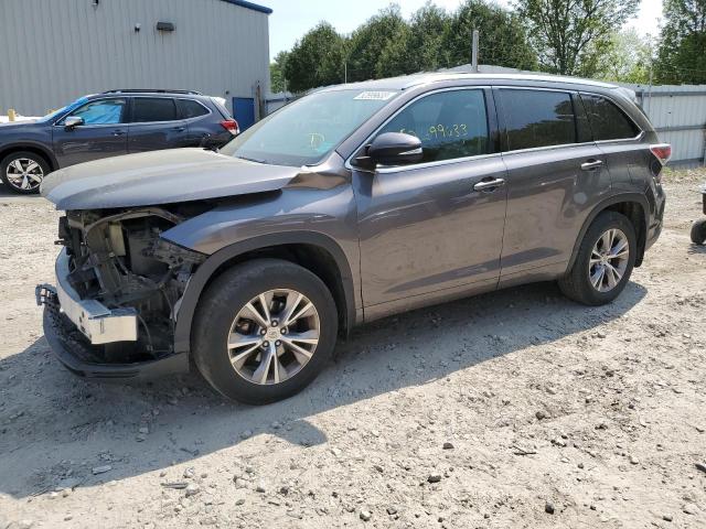 5TDJKRFH8FS166126 - 2015 TOYOTA HIGHLANDER XLE Boz foto 1