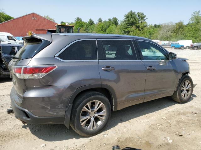 5TDJKRFH8FS166126 - 2015 TOYOTA HIGHLANDER XLE Boz foto 3
