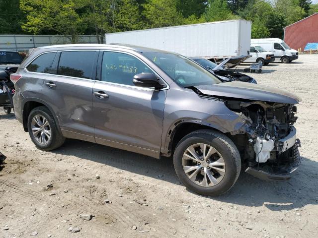 5TDJKRFH8FS166126 - 2015 TOYOTA HIGHLANDER XLE Boz foto 4