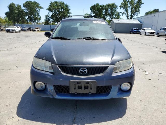 JM1BJ245821474136 - 2002 MAZDA PROTEGE PR5 BLUE photo 5