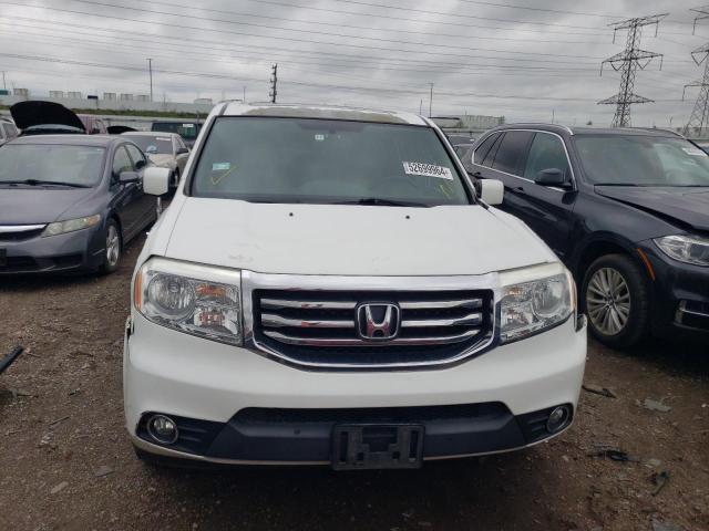 5FNYF4H59DB082620 - 2013 HONDA PILOT EXL WHITE photo 5