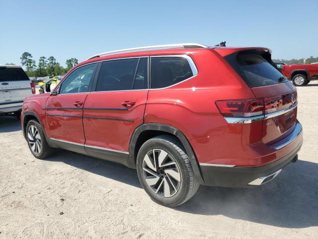 1V2BR2CA3RC533646 - 2024 VOLKSWAGEN ATLAS SEL Czerwony zdjęcie 2