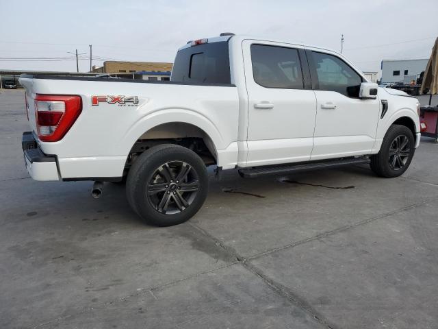 1FTFW1E89NKD20734 - 2022 FORD F150 SUPERCREW WHITE photo 3