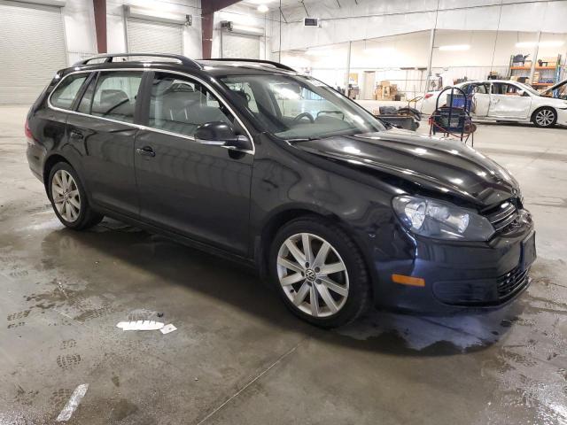 3VWPL7AJXCM702086 - 2012 VOLKSWAGEN JETTA TDI BLACK photo 4