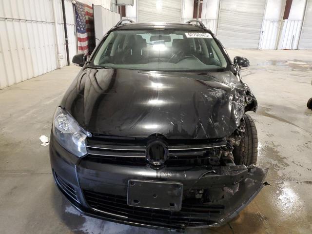 3VWPL7AJXCM702086 - 2012 VOLKSWAGEN JETTA TDI BLACK photo 5
