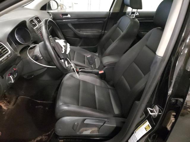 3VWPL7AJXCM702086 - 2012 VOLKSWAGEN JETTA TDI BLACK photo 7