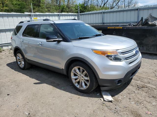 1FM5K8D82DGC28766 - 2013 FORD EXPLORER XLT SILVER photo 4