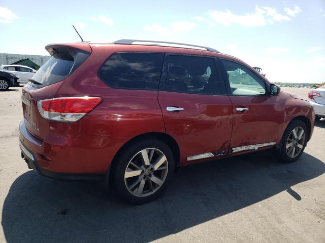 5N1AR2MM2EC646497 - 2014 NISSAN PATHFINDER S 红色 照片 3